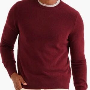 100% cashmere Nordstrom Men's Burgundy Sweater